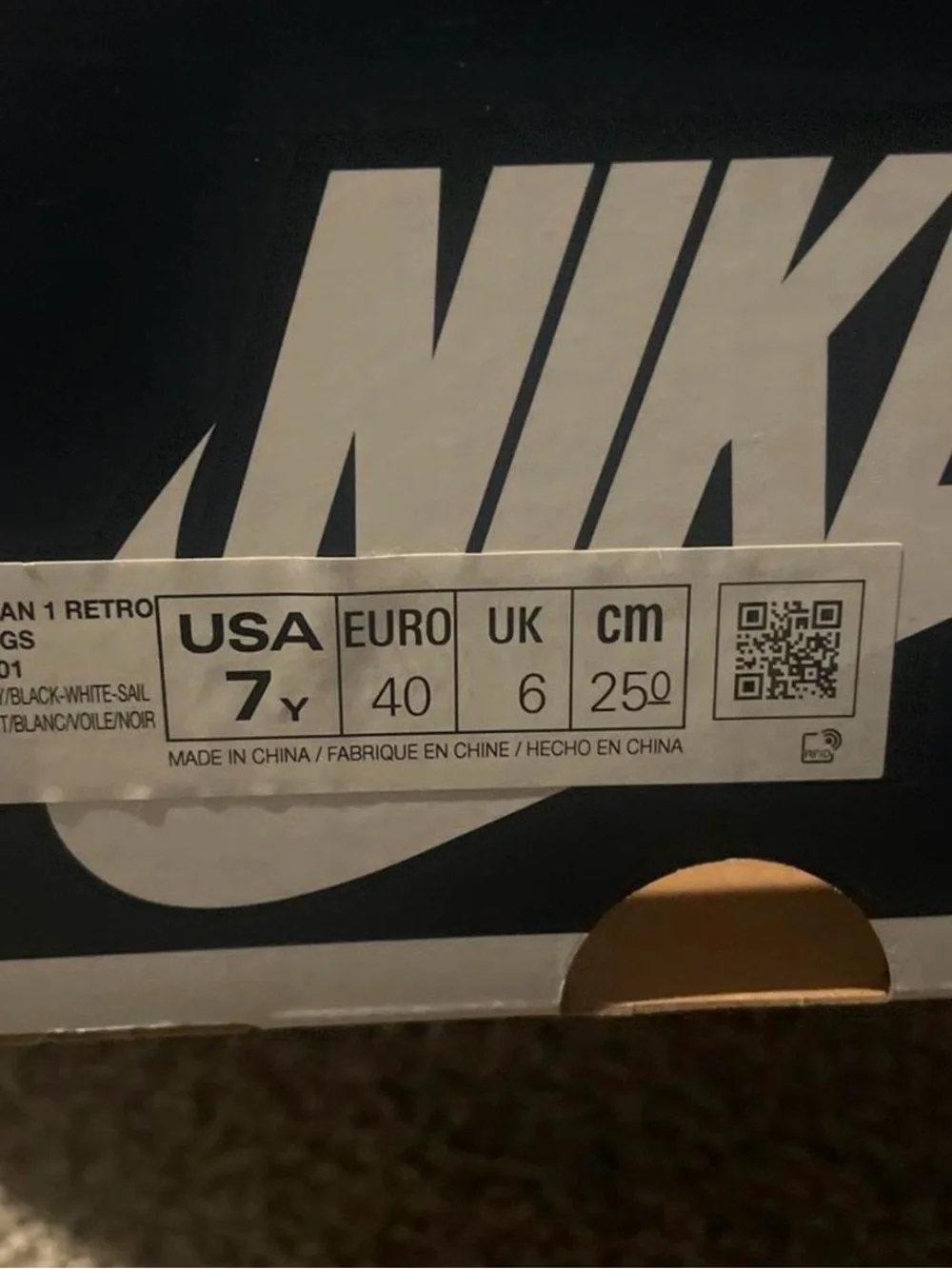 Nike air Jordan 1s Sneakers in White and Navy